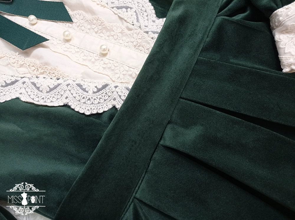 Vintage Elegant Velvet OP Dress - image 58