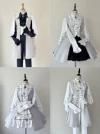 Fallen Moon Code - Retro Military Lolita Vest, Skirt and Pants Collection - image 5