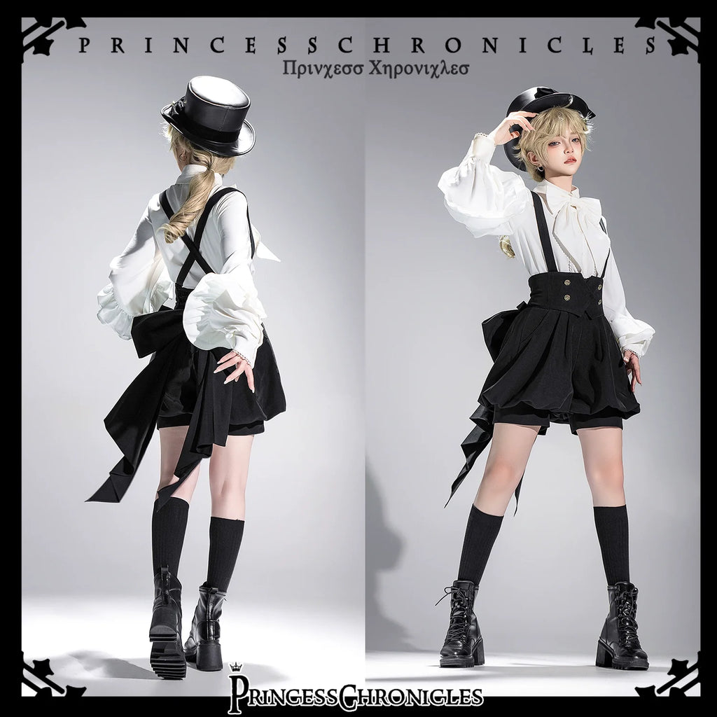 Doll - Retro Ouji Lolita Shirt Outfit - image 9