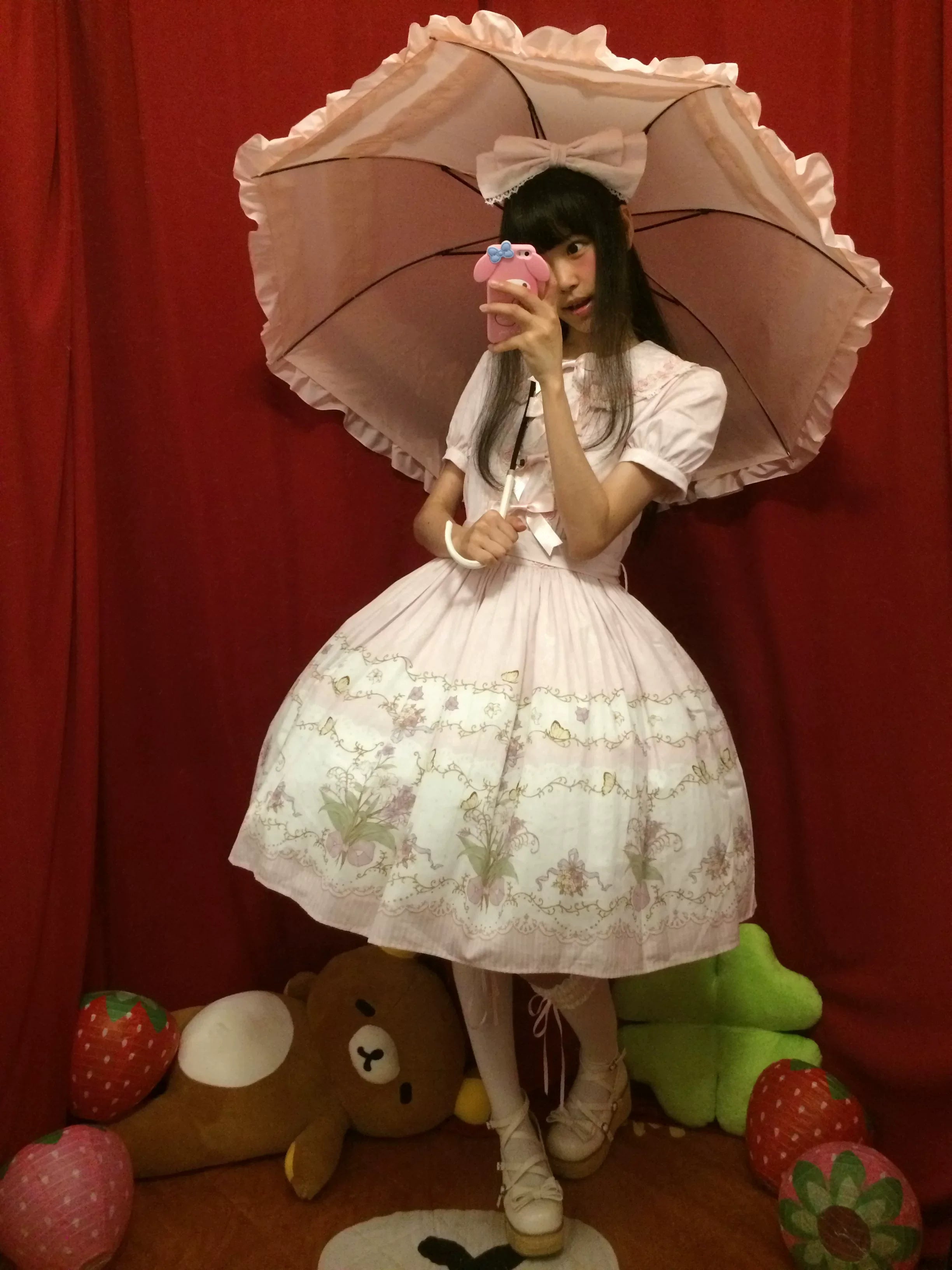 Jenny Flower - Cotton Old School Lolita Floral OP Dress - image 18