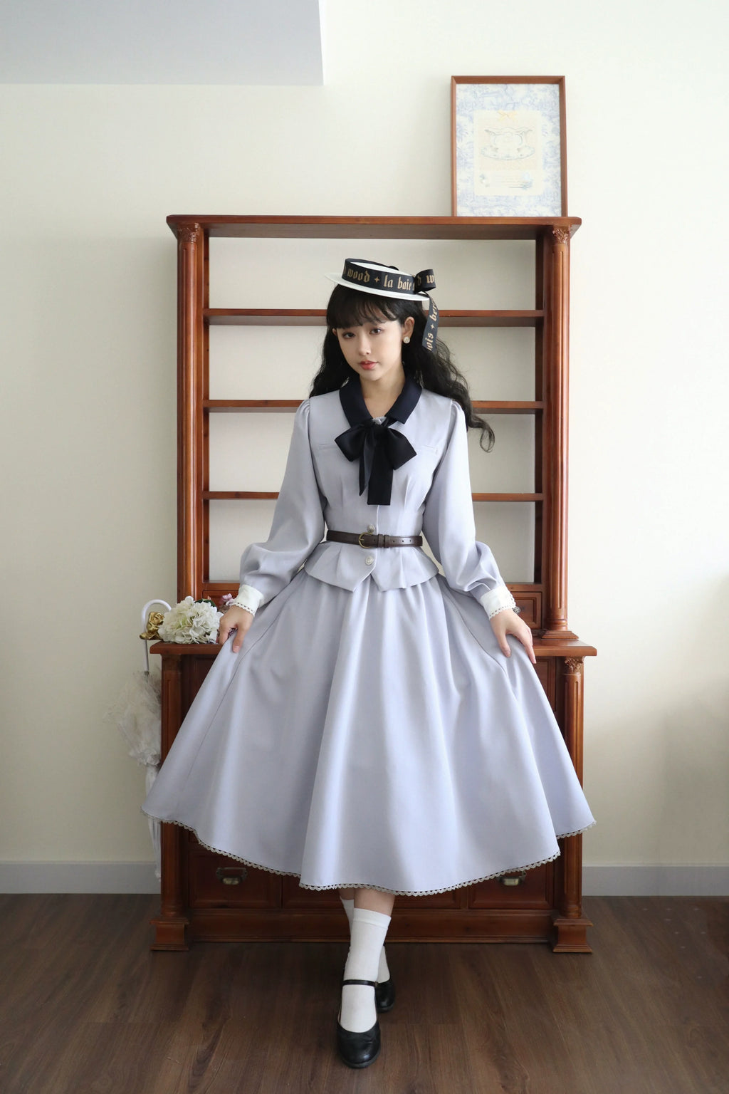 Sweet Wood Daily Lolita Blue Skirt, Jacket and Vest Coordinate - image 1