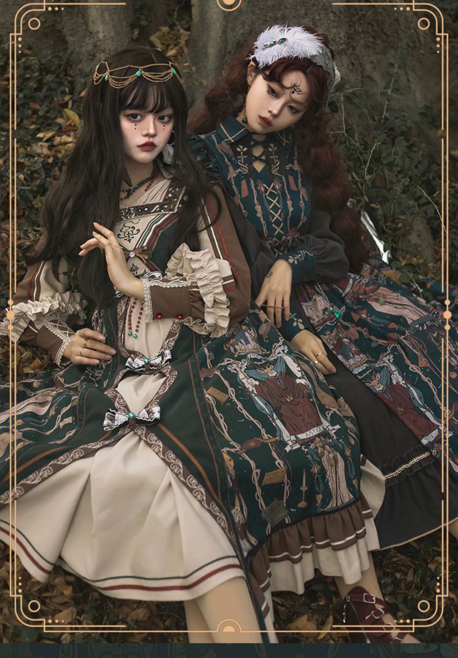 Tarot - Elegant Lolita Dress Classicl Court Style Lolita OP Salopette - image 9