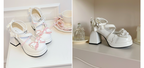 Girly Heart - Sweet Lolita Chunky Heels Shoes - Dreamy Bows - image 28