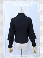 Elegant Lolita Slim Fit Mutton Sleeve Blouse - image 25