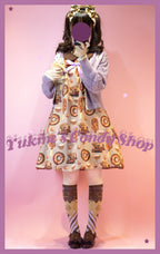 Kawaii Lolita Chocolate Color Cotton Socks - image 29