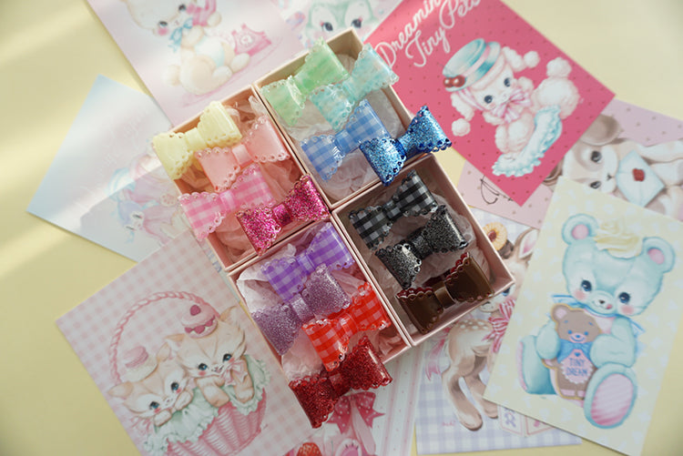 Sweet Lolita Bow Ring and Necklace - image 8