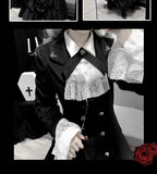 Downfall Dawn - Gothic Double-Breasted Lolita Coat - image 14