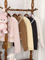Milk Puff - Winter Fleece-Lined Sweet Lolita Coat, Detachable Collar Collection - image 2