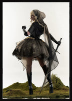 Bone Dragon - Gothic Lolita Corset JSK Dress Set with Embroidery - image 19