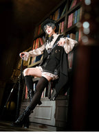 Bunny Ear Meteorite - Embroidered Ouji Lolita Set, Hooded Vest - image 3