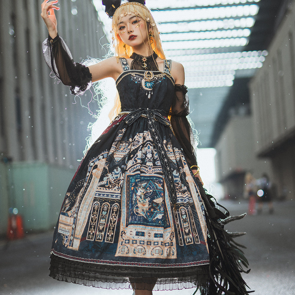 Dusk Bester - Egyptian Lolita Brooch Waistband Shawl - image 24