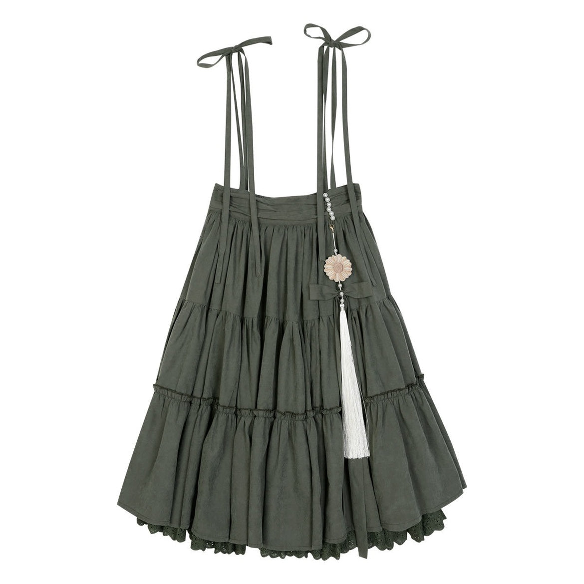 Sunflower Appointment - Oriental Classic Lolita Skirt and Blouse - image 9