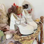 The cycle of all things - Lolita High Platform Shoes with Elegant Butterfly Buckle - image 18