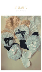 Lolita Bow Cotton Socks Lace Socks - image 5