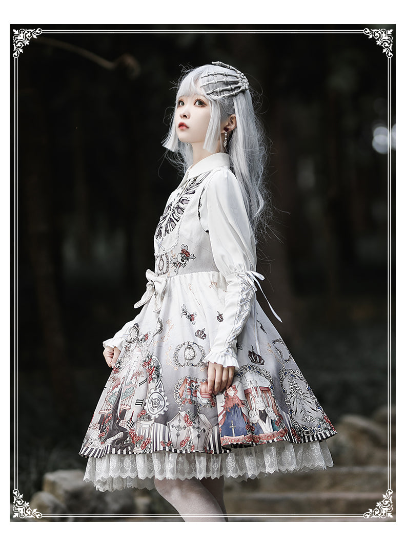 Black Fairytale - Gothic Twins Lolita JSK - image 10