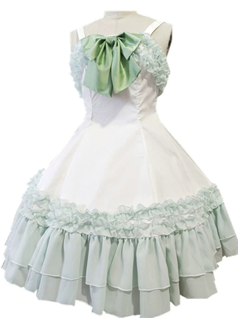 Sweet Lolita JSK Dress, Back Shirring, Side Zipper - image 3