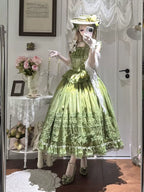 Foggy Vineyard - Fishbone Classic Lolita Bodice, Maxi Skirt - image 13