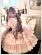 Otome Heart Cotton Old School Lolita JSK Dress Suit and Accessories - image 32