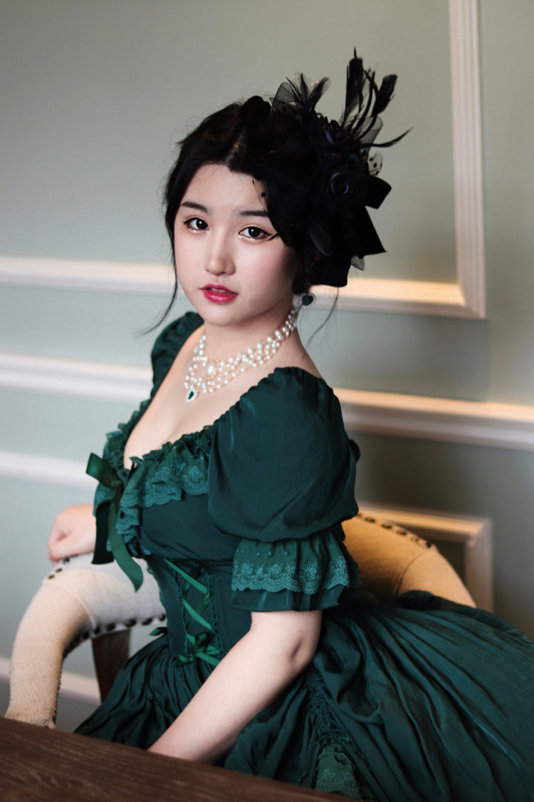 CLA Vintage French Lolita OP Dress - image 30