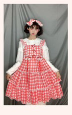 Plus Size Lolita Shirt Mutton Sleeve Lace Blouse - image 3