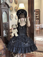 Rose Princess - Halloween Gothic Lolita JSK, Sheer Rose Dress - image 14