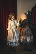 Demon Hunting Notes - Fishbone Gothic Lolita Skirt - image 28