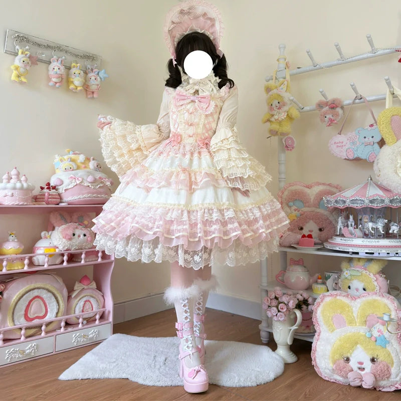 Star Love Song - Wedding Sweet Lolita JSK Suit Doll-like Dress - image 7
