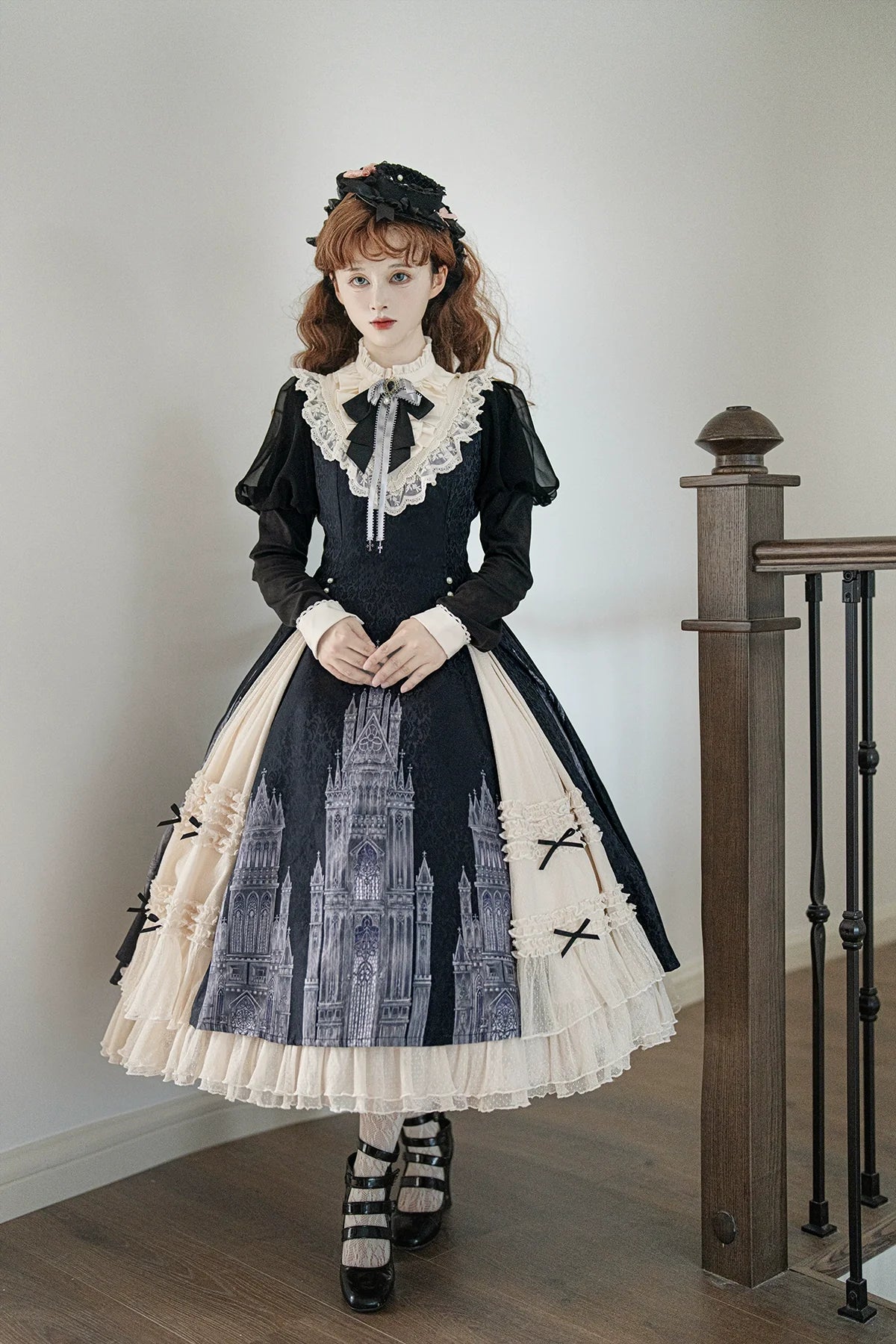 Church Bell - Elegant Lolita OP Dress Long Sleeve Spring Autumn - image 2