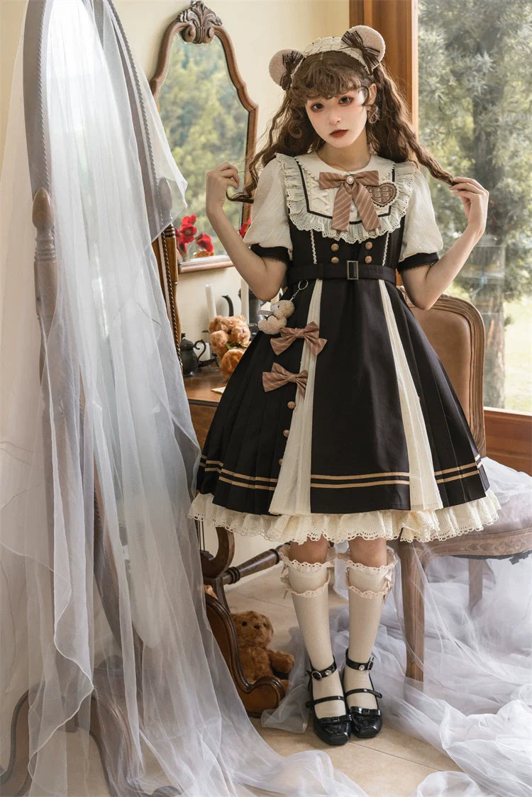 Chocolate Workshop - Classic Lolita Short and Long OP Dress - image 1