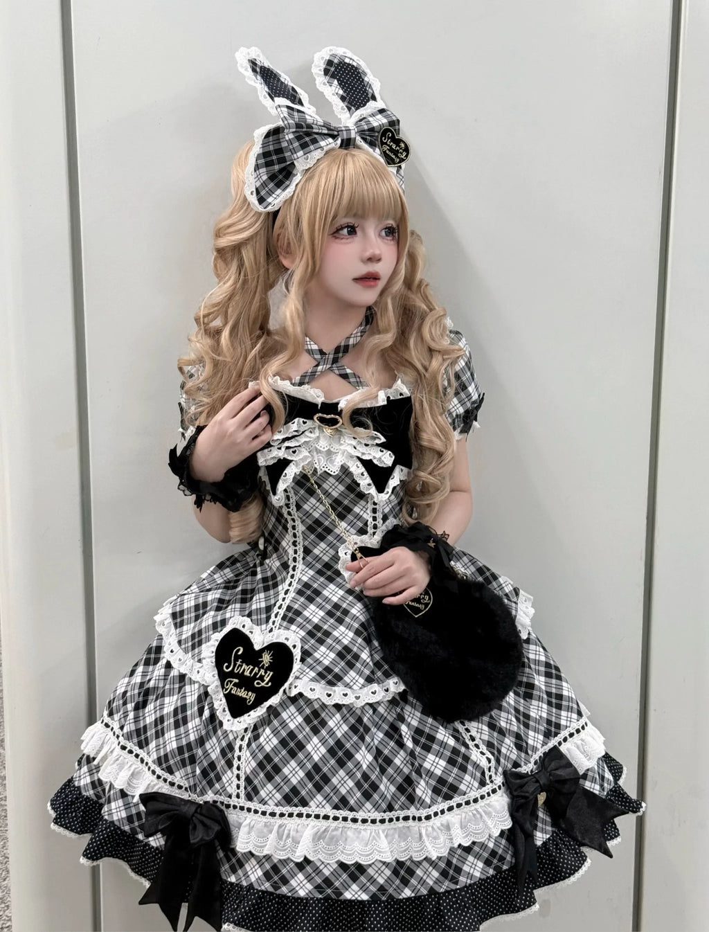 Shibuya Sweetheart Plus Size Old School Lolita OP Dress - image 1