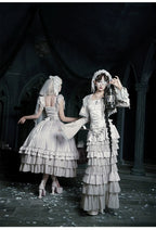 Humanoid Robot - Silver Gothic Lolita Mermaid Skirt Set - image 36