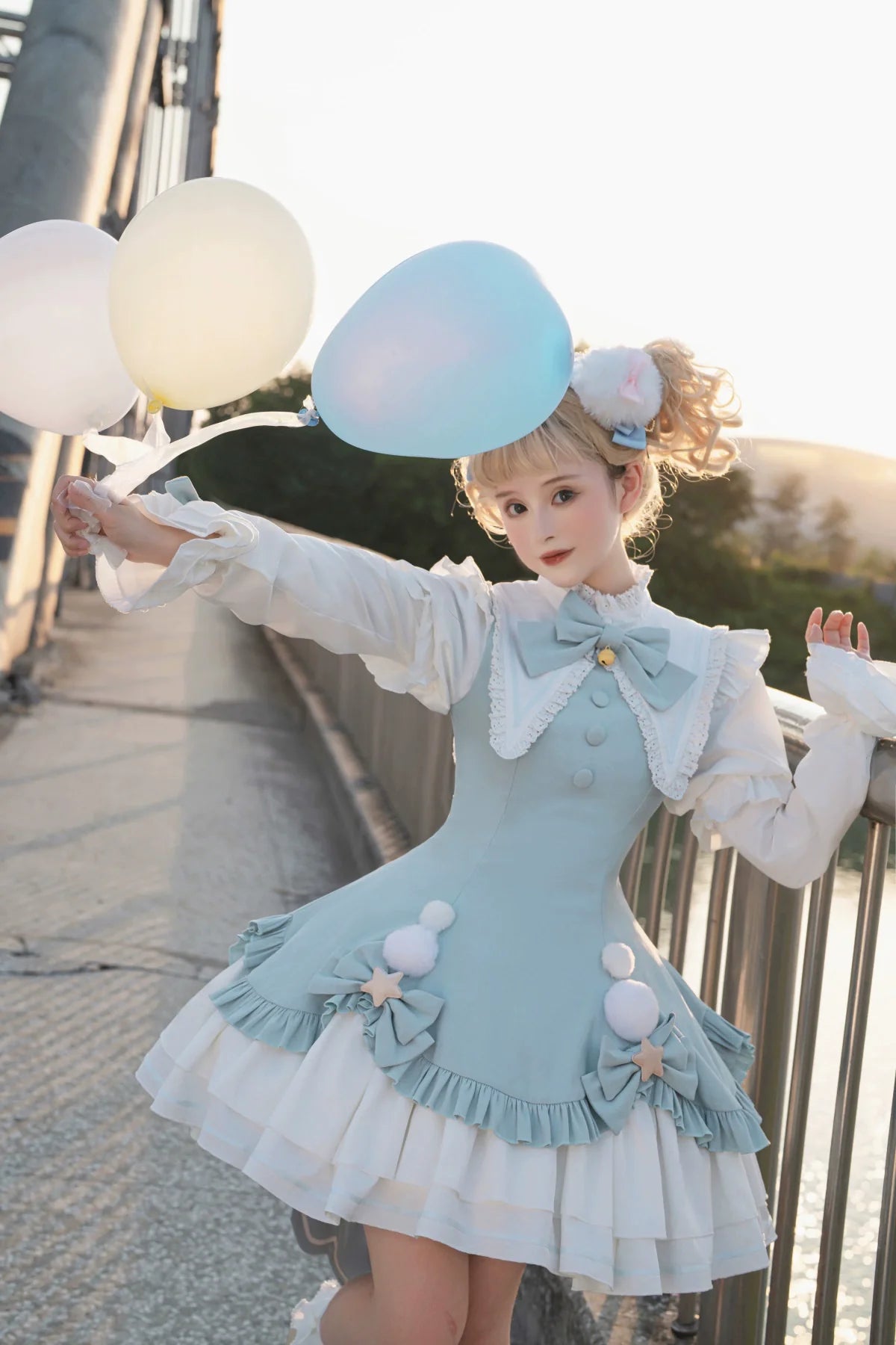 Magic Girl - Sweet Lolita Long Sleeve OP Christmas - image 8