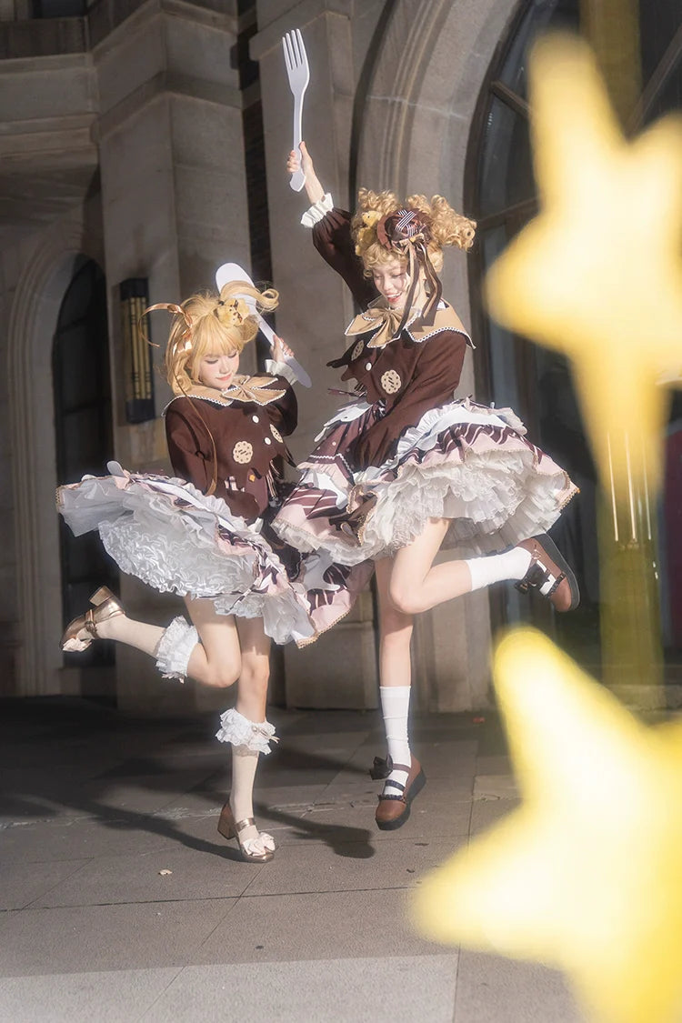 Chocolate Milk Pie - Sweet Lolita JSK Dress Summer Salopette - image 17