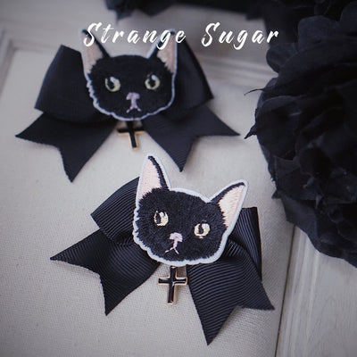 Strange Sugar Gothic Skull Bat Hairclip Collection - image 4