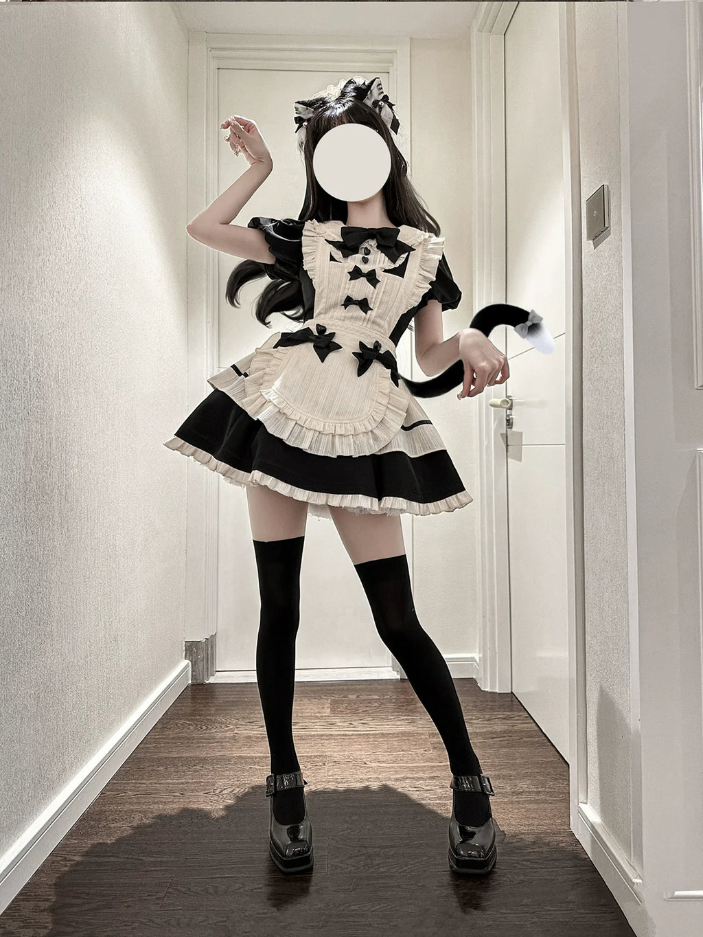 Maidette - Halloween Maid Lolita Apron OP Dress - image 6