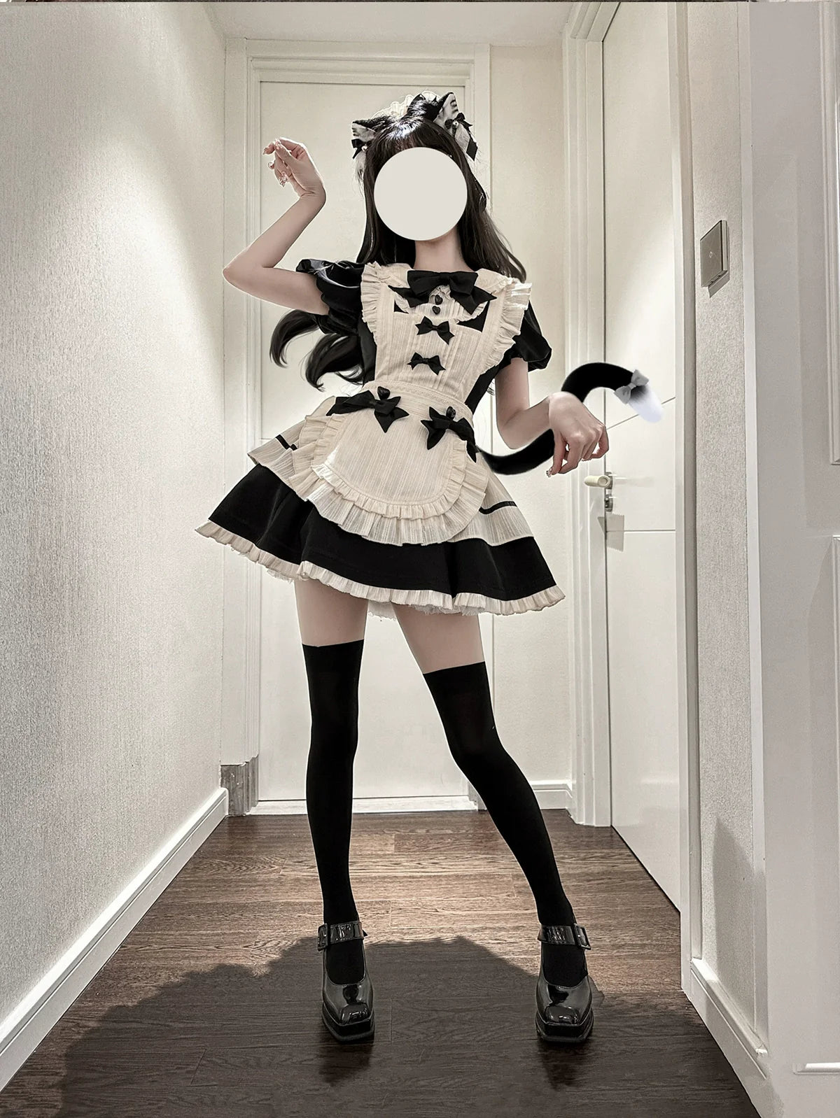 Maidette - Halloween Maid Lolita Apron OP Dress - image 6