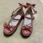 Dreamy Starry - Sweet Lolita Shoes Low Heel Bow Shoes - image 22