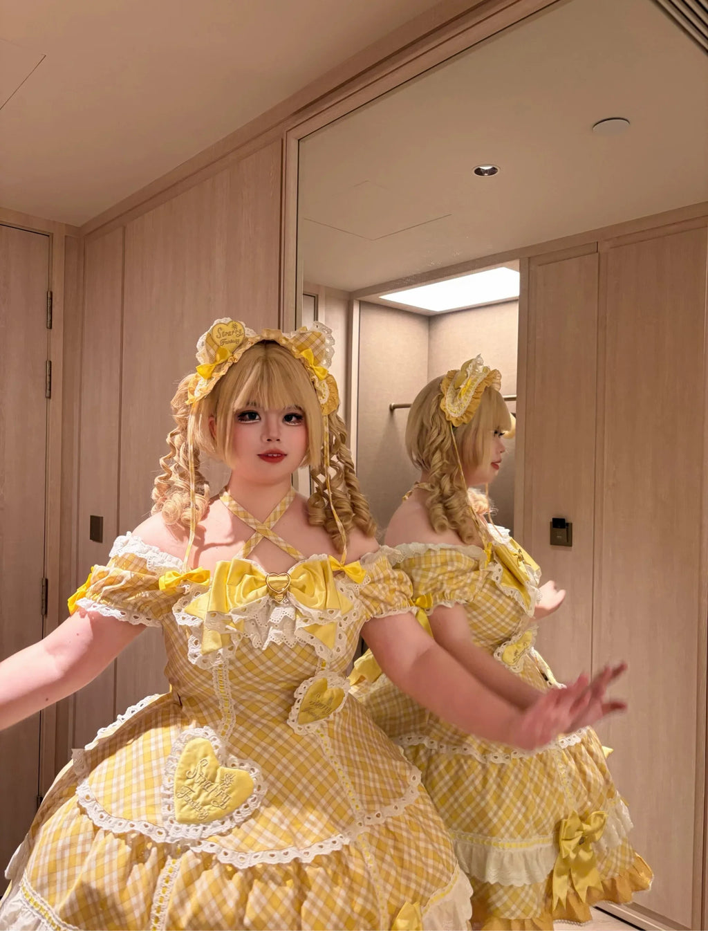 Shibuya Honey - Plus Size Sweet Lolita Plaid OP & JSK Dress - image 26