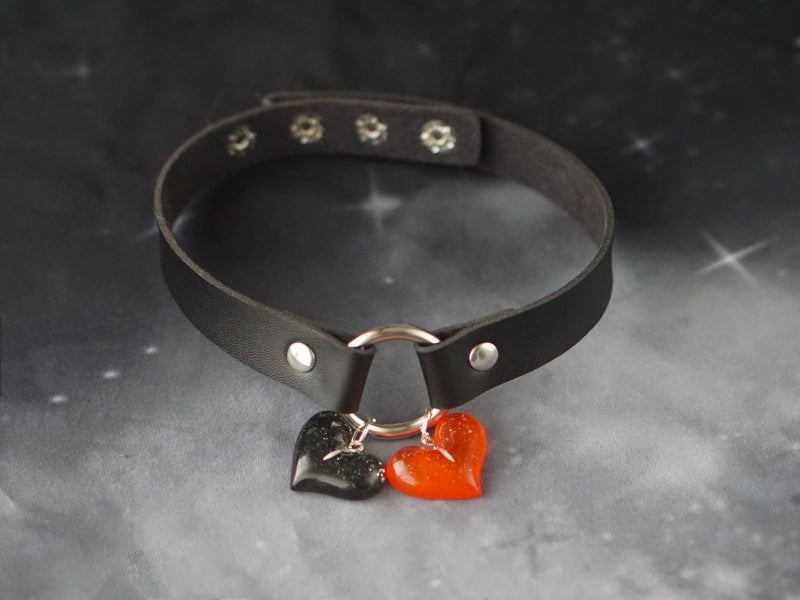 Gothic Lolita Cross Leather Choker - image 5