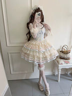 Butterfly Ballet - Sweet Lolita JSK Dress, Layered Tulle Hem - image 15