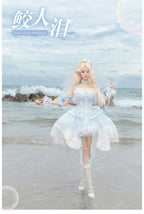 MermaidTears - Wedding Lolita JSK Dress, Ocean Theme - image 12