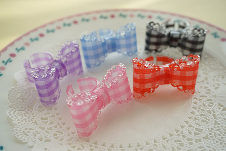 Sweet Lolita Bow Ring and Necklace - image 3