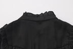 Eternal Rabbit Invitation - Ouji Lolita Ruffle V-Neck Blouse - image 12
