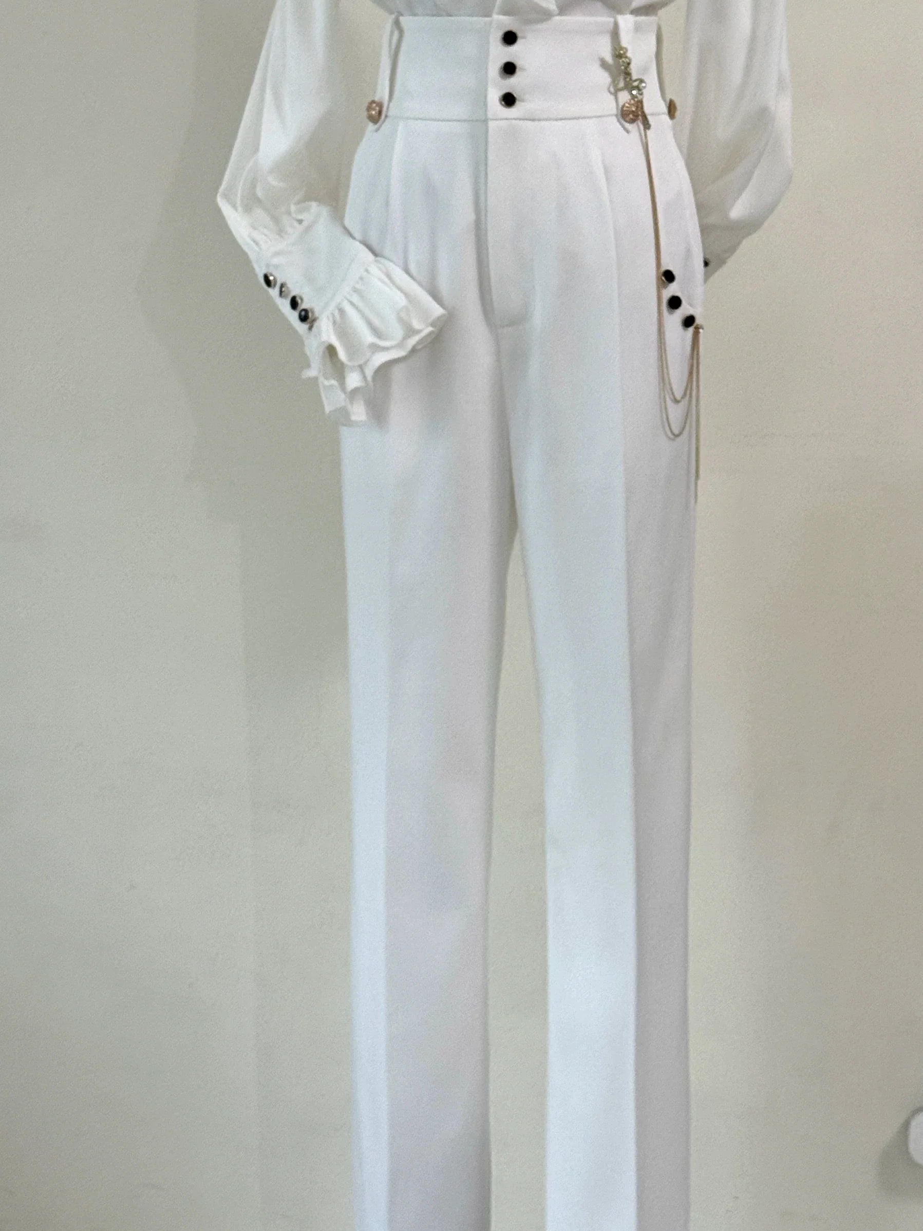 Fallen Moon Code - Retro Military Lolita Vest, Skirt and Pants Collection - image 31