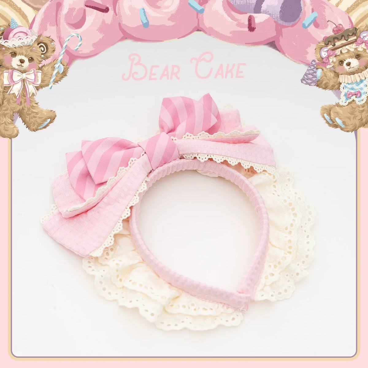 Bear Cake Sweet Lolita OP, JSK and Accessories - image 23