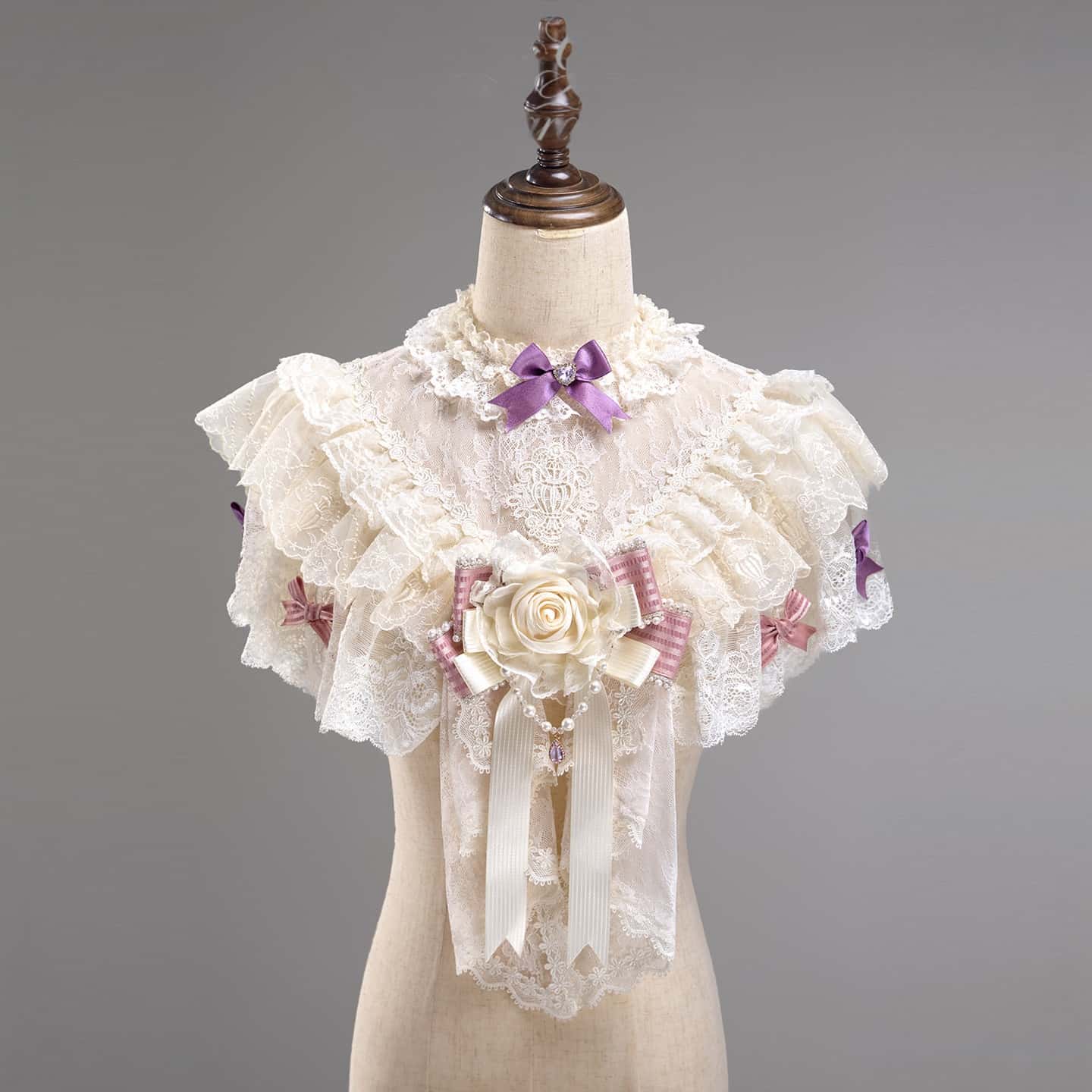 Antique Gem Fragrance Lolita Purple JSK Dress Set - image 22