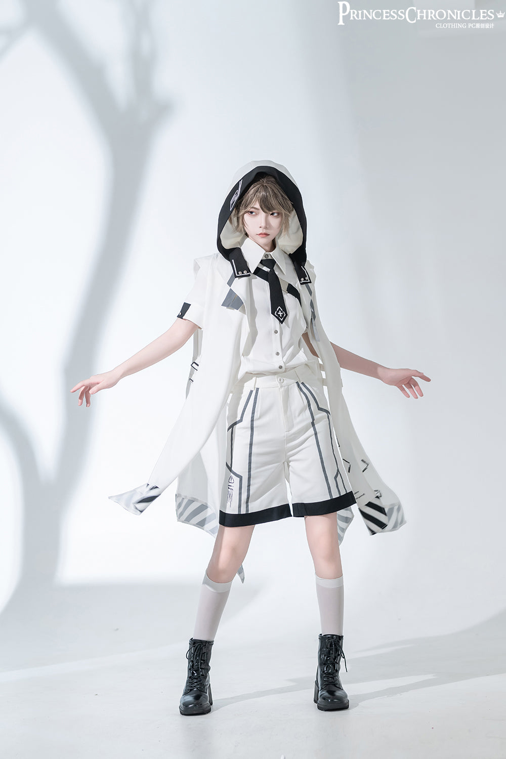 Dry Sea and Ashlar - Futuristic Ouji Shirt, Cloak and Shorts Collection - image 2