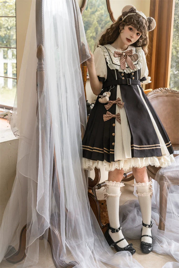 Chocolate Workshop - Classic Lolita Short and Long OP Dress - image 6
