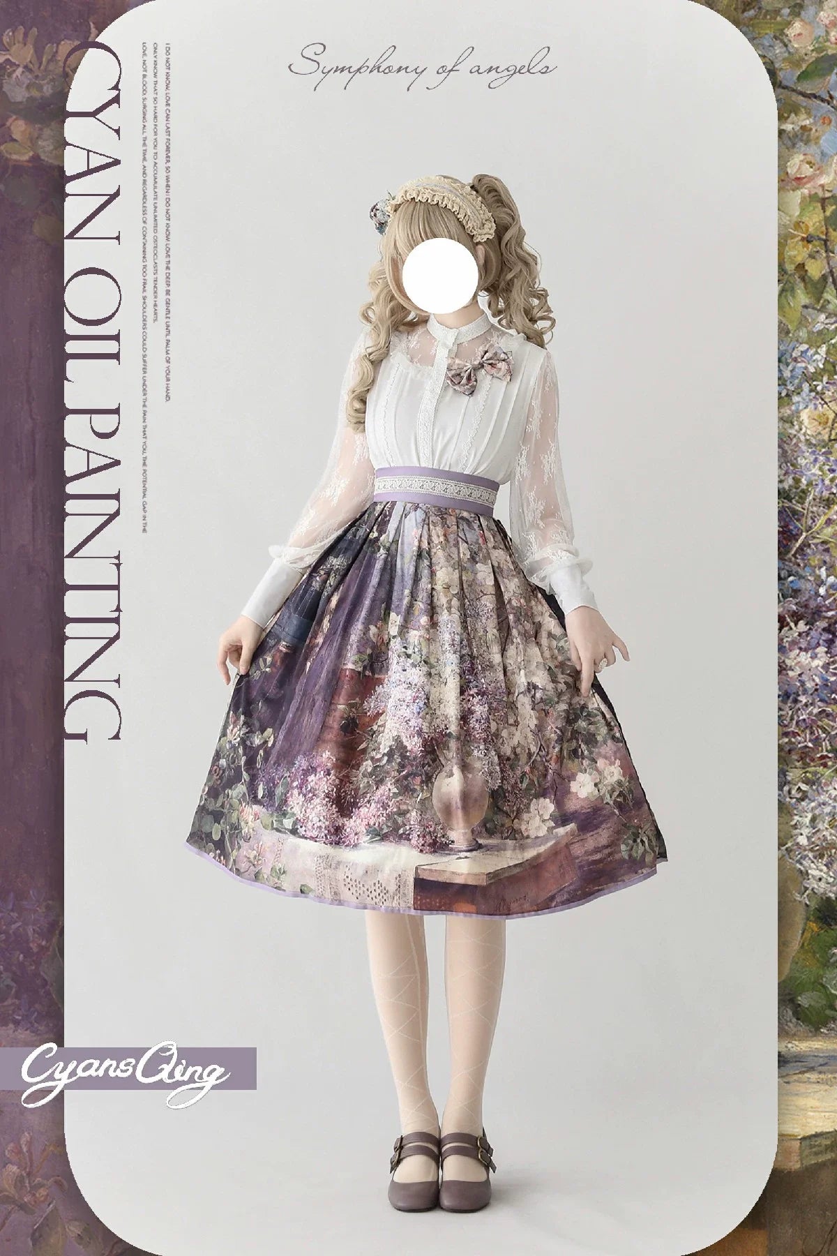 Oil Painting Collection - Elegant Lolita Skirt Printed SK - image 15