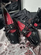 Spider Banquet - Croc Patent Gothic Lolita Heels - image 1